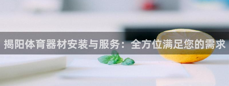 耀世娱乐是不是赚钱了：揭阳体育器材安装与服务：全方位