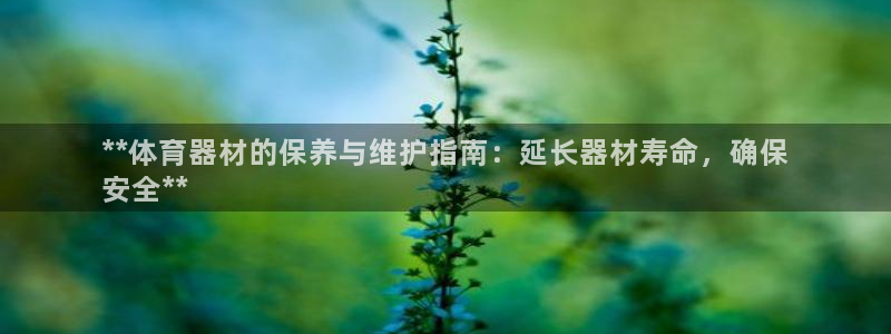 耀世娱乐总代：**体育器材的保养与维护指南：延长器材