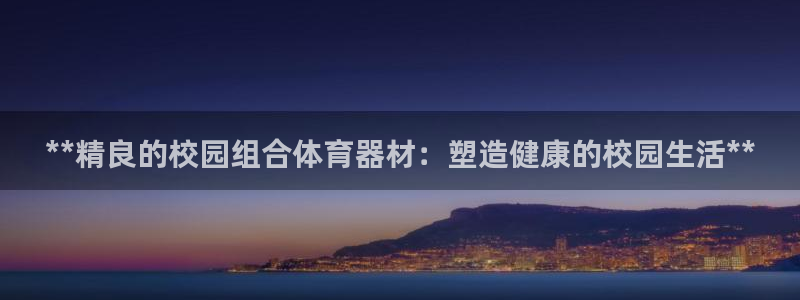耀世广告：**精良的校园组合体育器材：塑造健康的校园